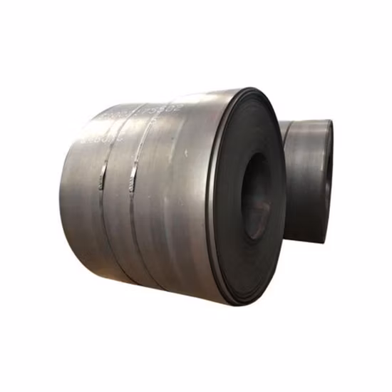 Ss400, Q235, Q345 Ms Ferro Chapa Preta Bobina de aço laminada a quente